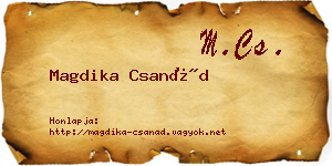Magdika Csanád névjegykártya